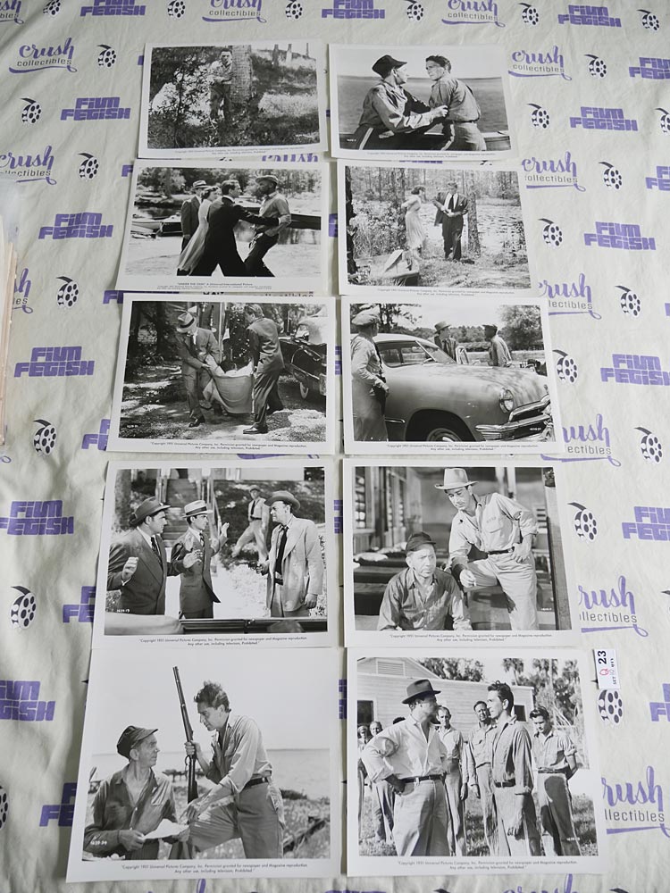Under the Gun (1951) Set of 10 Original Press Photos [Q23]