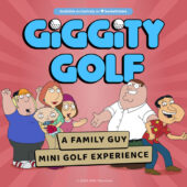 Family Guy Giggity Mini Golf Experience Opening Day (2023)