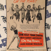 On the Town Original 1949 Full-Page Magazine Advertisement Stanley Donen Gene Kelly G03