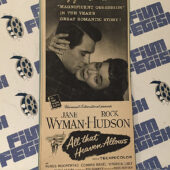 All That Heaven Allows 1955 Original Full-Page Magazine Ad Rock Hudson G29