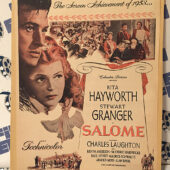 Salome 1953 Original Full-Page Magazine Ad  Rita Hayworth Stewart Granger G85