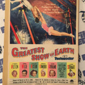 Cecil B. DeMille’s The Greatest Show on Earth (1952) Original Full-Page Magazine Advertisement, James Stewart, Charlton Heston [H11]
