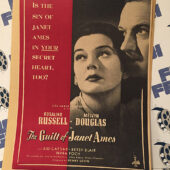 The Guilt of Janet Ames 1947 Original Full-Page Magazine Ad Rosalind Russell Melvyn Douglas  H15