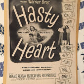 The Hasty Heart 1949 Original Full-Page Magazine Ad Ronald Reagan Patricia Neal Richard Todd 	Richard Todd H23