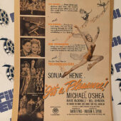 It’s a Pleasure 1945 Original Full-Page Magazine Ad  Sonja Henie Michael O’Shea H25
