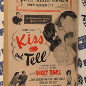 Kiss and Tell 1945 Original Full-Page Magazine Ad Shirley Temple Jerome Courtland H42