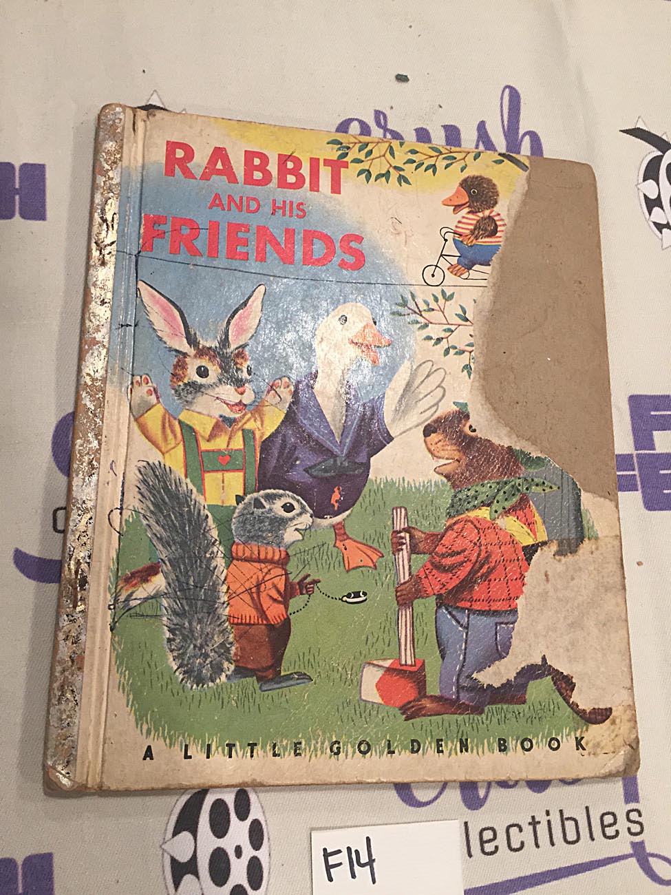 Rabbit and his Friends Little Golden Book (1953) by Richard Scarry, Simon and Schuster [F14]