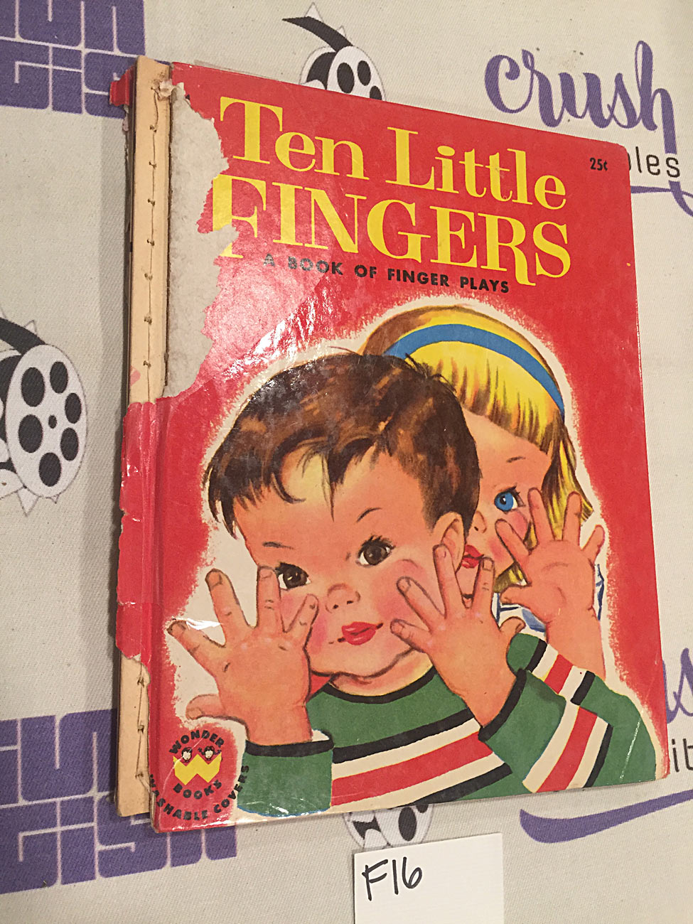 Ten Little Fingers: A Book of Finger Plays Wonder Books (1954) [F16]