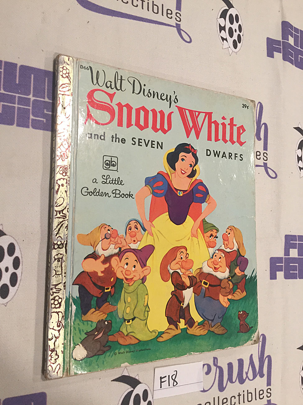Walt Disney’s Snow White and the Seven Dwarfs A Little Golden Book (1972) D66 Western Publishing Co. [F18]