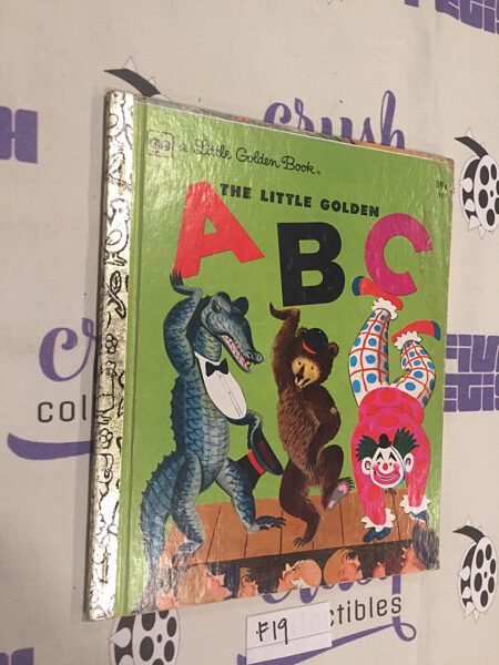 The Little Golden ABC Hardcover Book by Cornelius DeWitt A Little Golden Book (1978) [F19]