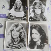 Charlie’s Angels (1976) Set of 4 Original Press Publicity Photos [O46] Farrah Fawcett, Cheryl Ladd