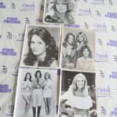 Charlie’s Angels (1976) Set of 5 Original Press Publicity Photos [O47] Farrah Fawcett, Cheryl Ladd