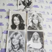 Charlie’s Angels (1976) Set of 5 Original Press Publicity Photos [O48] Farrah Fawcett, Cheryl Ladd