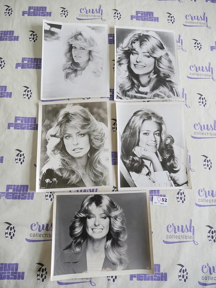 Charlie’s Angels (1976) Set of 5 Original Press Publicity Photos [O52] Farrah Fawcett