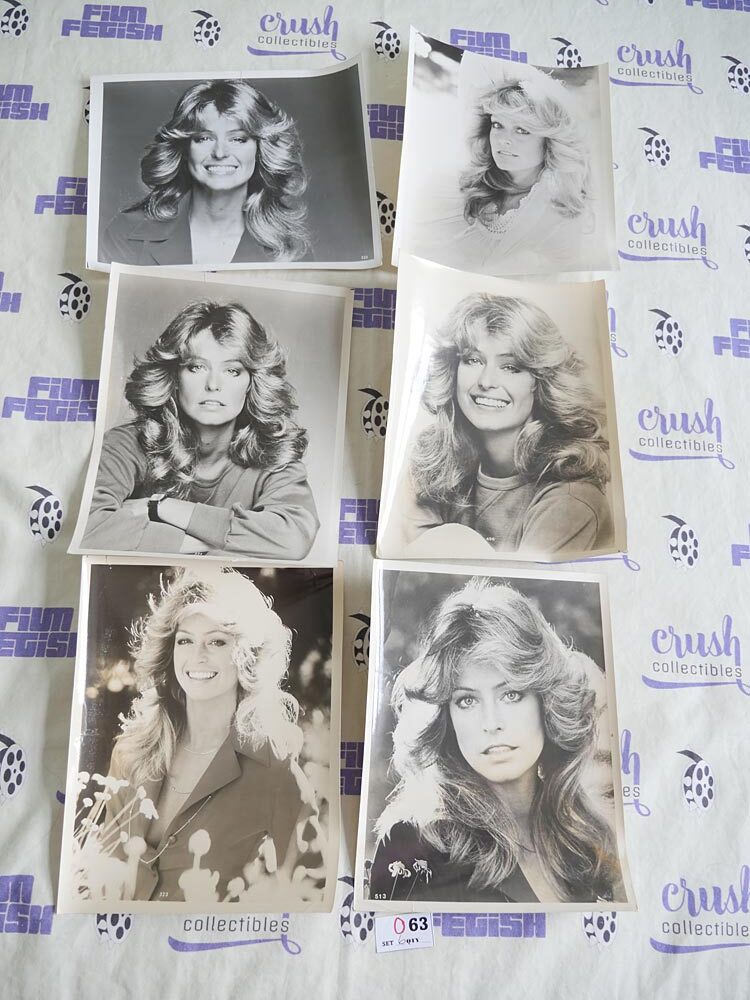 Charlie’s Angels (1976) Set of 6 Original Press Publicity Photo [O63] Farrah Fawcett