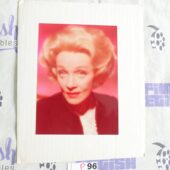 Marlene Dietrich Original Vintage Promotional Portrait Photo [P96]