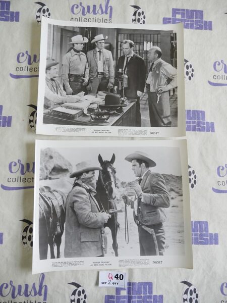Border Treasure (1950) Western Movie Set of 2 Original Press Publicity Photos [Q40]