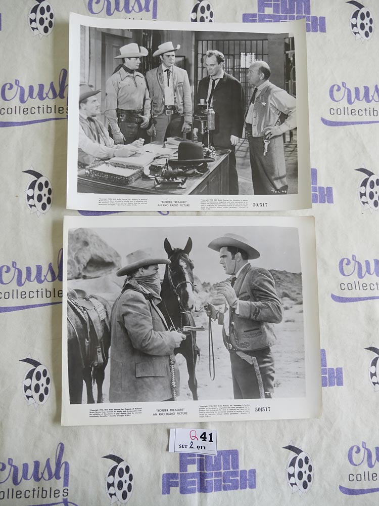 Border Treasure (1950) Western Movie Set of 2 Original Press Publicity Photos [Q41]