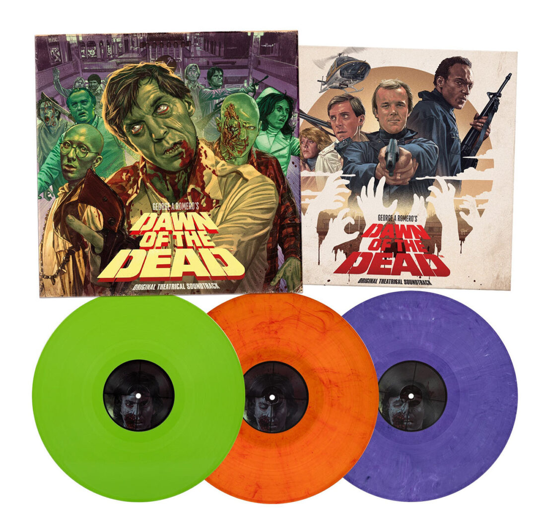 George A. Romero’s Dawn of the Dead Original Theatrical Library Cues Soundtrack Retro Colored Vinyl Edition (SEALED)