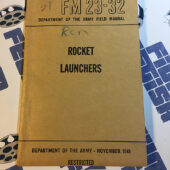 Department of the Army Field Manual November 1949 Rocket Launchers [330]