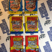 Set of 6 Sealed Topps Desert Storm Trading Card Wax Packs, Homecoming, Coalition For Peace, Victory Series [612]