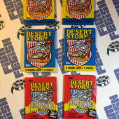 Set of 6 Sealed Topps Desert Storm Trading Card Wax Packs, Homecoming, Coalition For Peace, Victory Series [614]