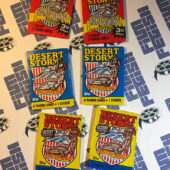 Set of 6 Sealed Topps Desert Storm Trading Card Wax Packs, Homecoming, Coalition For Peace, Victory Series [617]