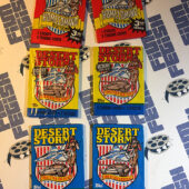 Set of 6 Sealed Topps Desert Storm Trading Card Wax Packs, Homecoming, Coalition For Peace, Victory Series [622]