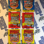 Set of 6 Sealed Topps Desert Storm Trading Card Wax Packs, Homecoming, Coalition For Peace, Victory Series [623]