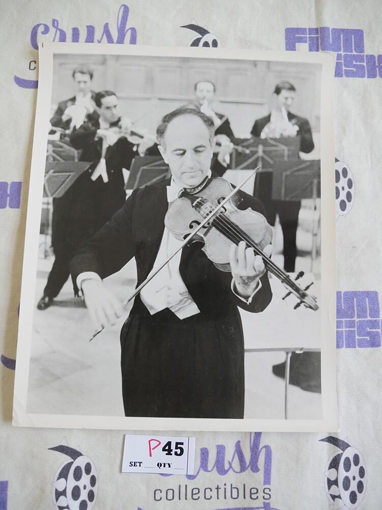 Violinist and Composer Ivan Yevstafyevich Khandoshkin Original Press Publicity Photo [P45]