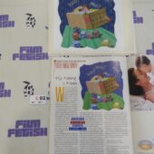 Sesame Street Parents Magazine + Matching Original Hand-drawn Illustration Memorabilia [Q92]