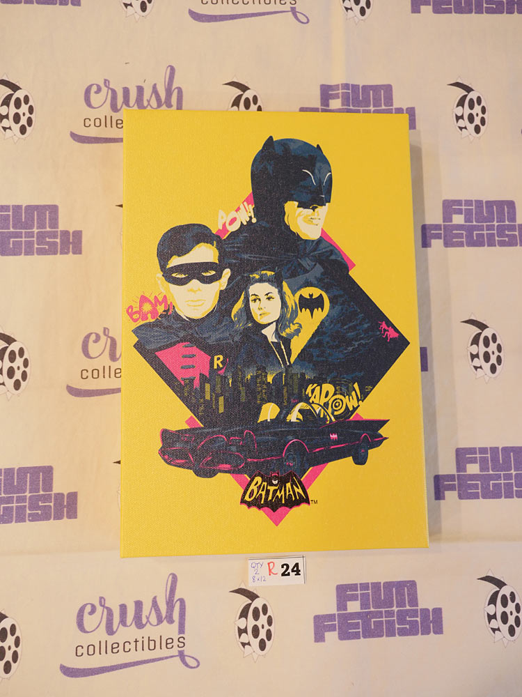 Batman TV Series (1966–1968) Licensed Sealed 8×12 Canvas Print, Adam West, Burt Ward [R24]