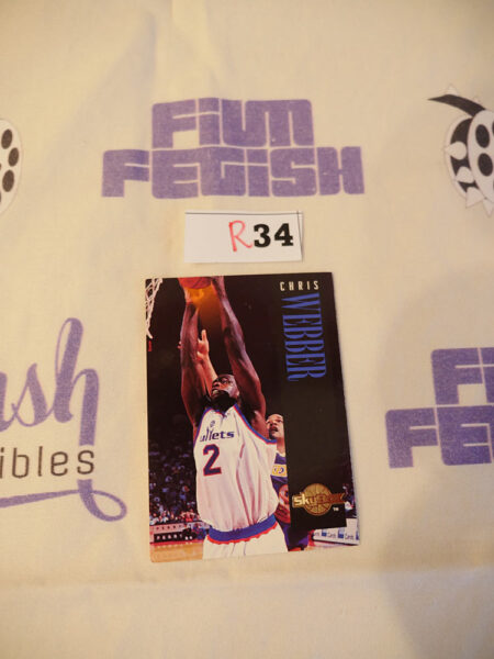 SkyBox Chris Webber Washington Bullets 1994-95 NBA Basketball Trading Card #297 [R34]