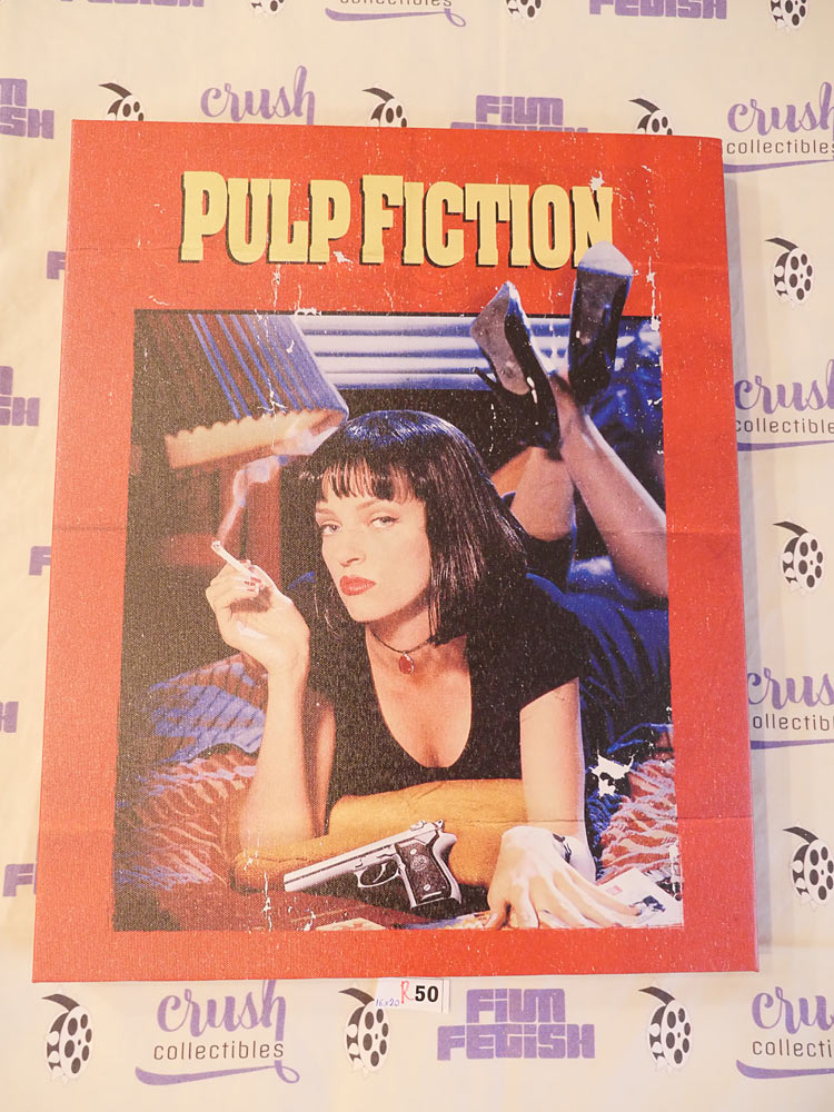 Quentin Tarantino Pulp Fiction Movie Poster Uma Thurman Licensed 16×20 Sealed Canvas Print [R50]