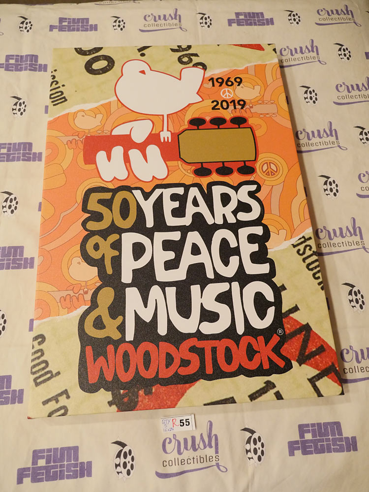 Woodstock Concert 50th Anniversary Peace and Music Licensed Sealed 16×24 Canvas Print [R55]