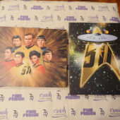 Gene Roddenberry Star Trek Original TV Series Set of 2 Licensed Sealed 16×20 Canvas Prints, Spock, Uhura, Captain Kirk [R83]