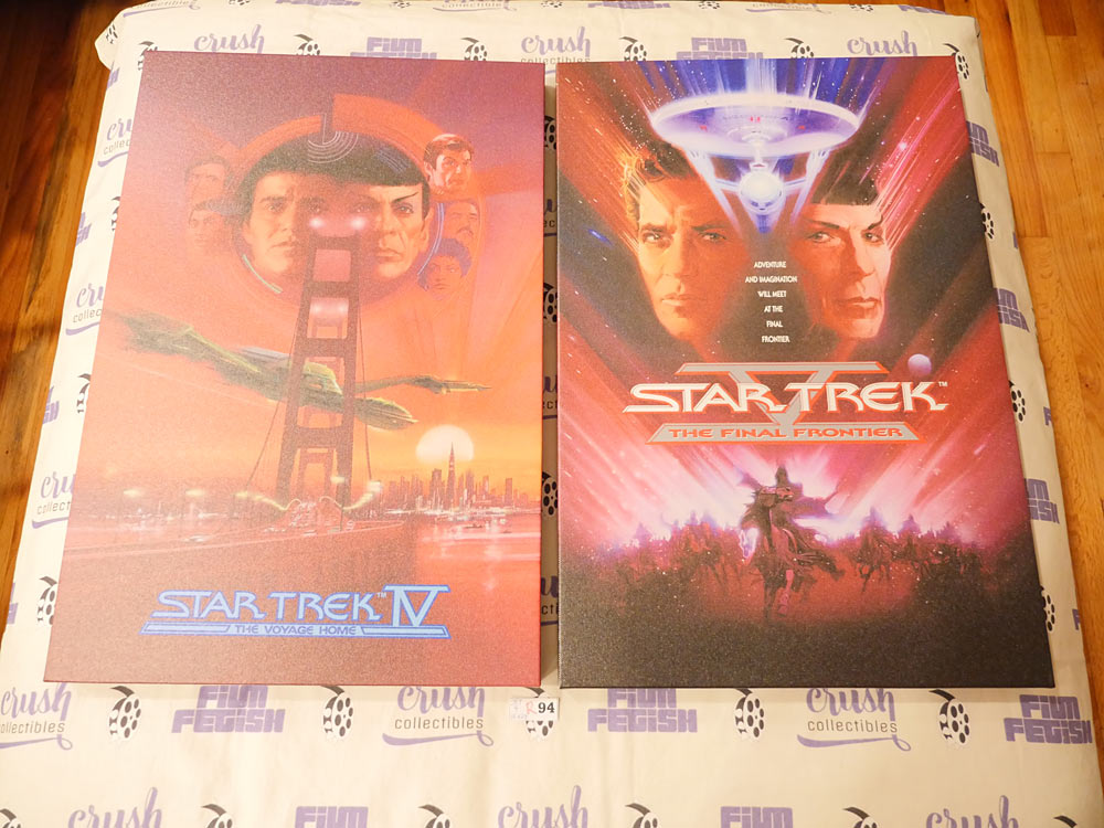 Gene Roddenberry Star Trek Motion Picture Posters Set of 4 Licensed Sealed 16×24 Canvas Prints [R94]