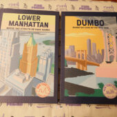 Set of 3 New York City Neighborhood Graphic Art Licensed Sealed 16×24 Canvas Prints, Dumbo, Lower Manhattan, South Bronx [R96]
