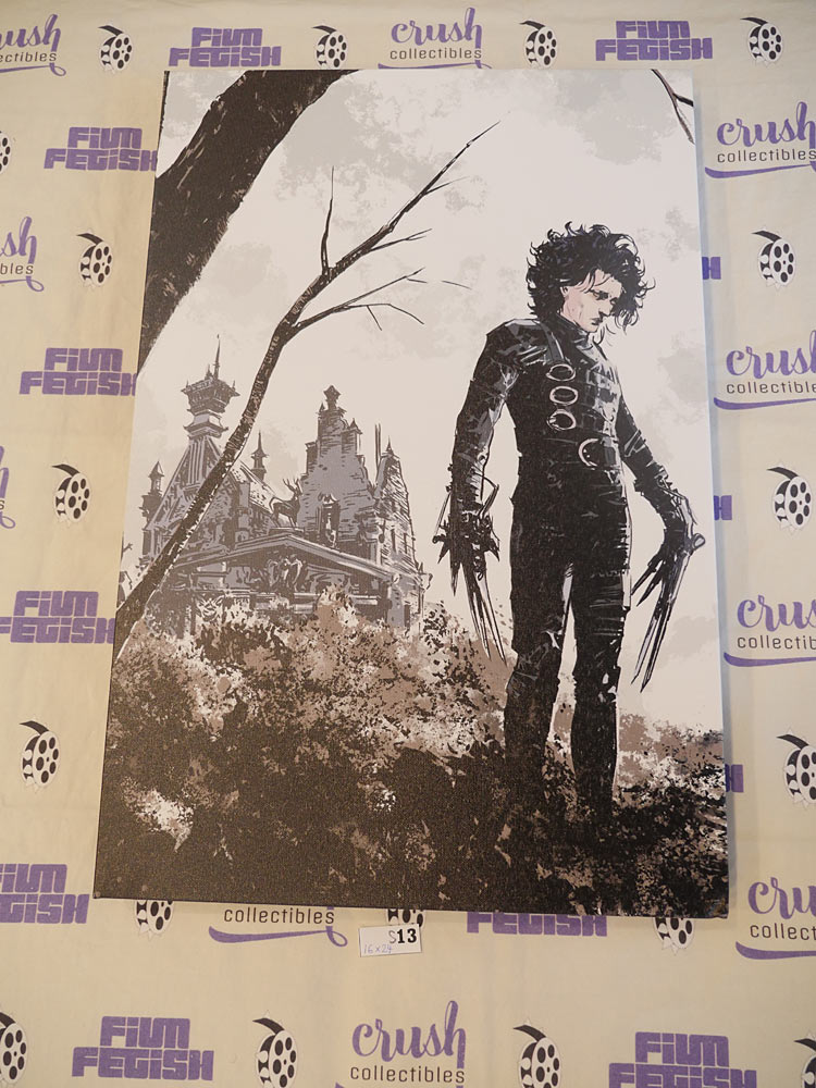 Tim Burton Edward Scissorhands Licensed Sealed 16×24 Canvas Print, Johnny Depp [S13]