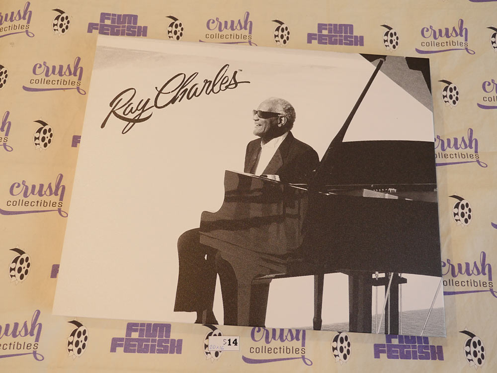 Ray Charles Jazz Blues Music Licensed Sealed 20×16 Canvas Print African American Interest [S14]