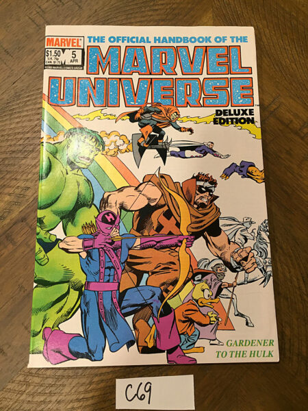 The Official Handbook of the Marvel Universe Comic Book (Vol. 2, No. 5, April 1986) [C69]