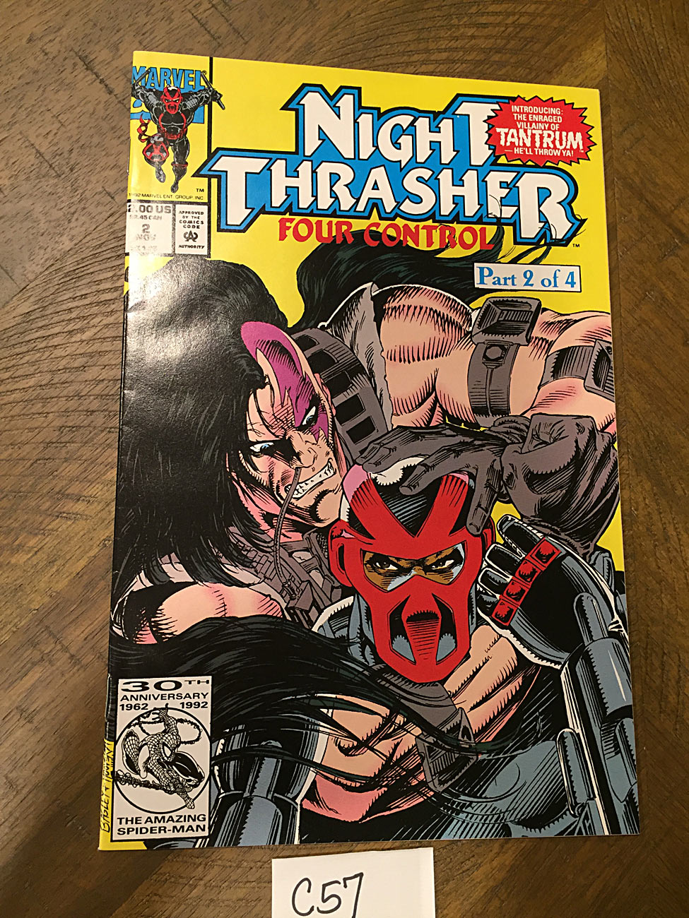 Night Thrasher: Four Control Comic Book Part 2 of 4 (November 1992) Introduction of Tantrum [C57]