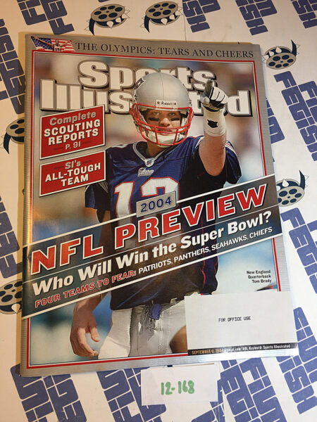 Sports Illustrated Magazine NFL Preview New England Patriots Tom Brady Cover (Sept 6, 2004) [12168]