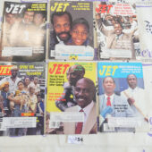 Set of 6 JET Magazines African-American Interest, Regina Belle, Louis Gossett Jr, Danny Glover Covers [S54]