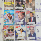 Set of 9 JET Magazines African-American Interest, General Colin Powell, Reverend Jesse Jackson Covers [S57]