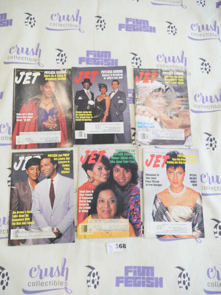 Set of 6 JET Magazines African-American Interest, Phylicia Rashad [S68]