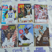Set of 6 JET Magazines African-American Sports Interest, Shaquille O’Neal, Bo Jackson [S92]