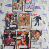 Set of 8 JET Magazines African-American Interest, Stevie Wonder, Quincy Jones [S99]