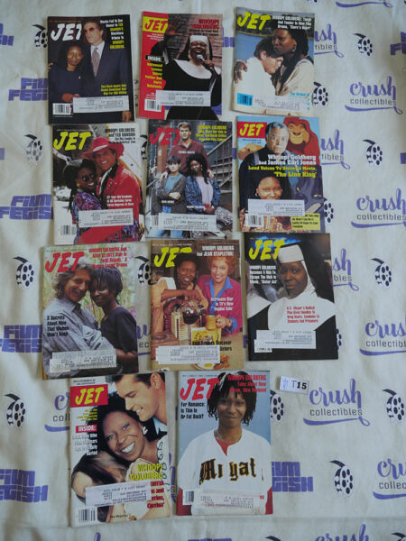 Set of 11 JET Magazines African-American Interest, Whoopi Goldberg [T15]
