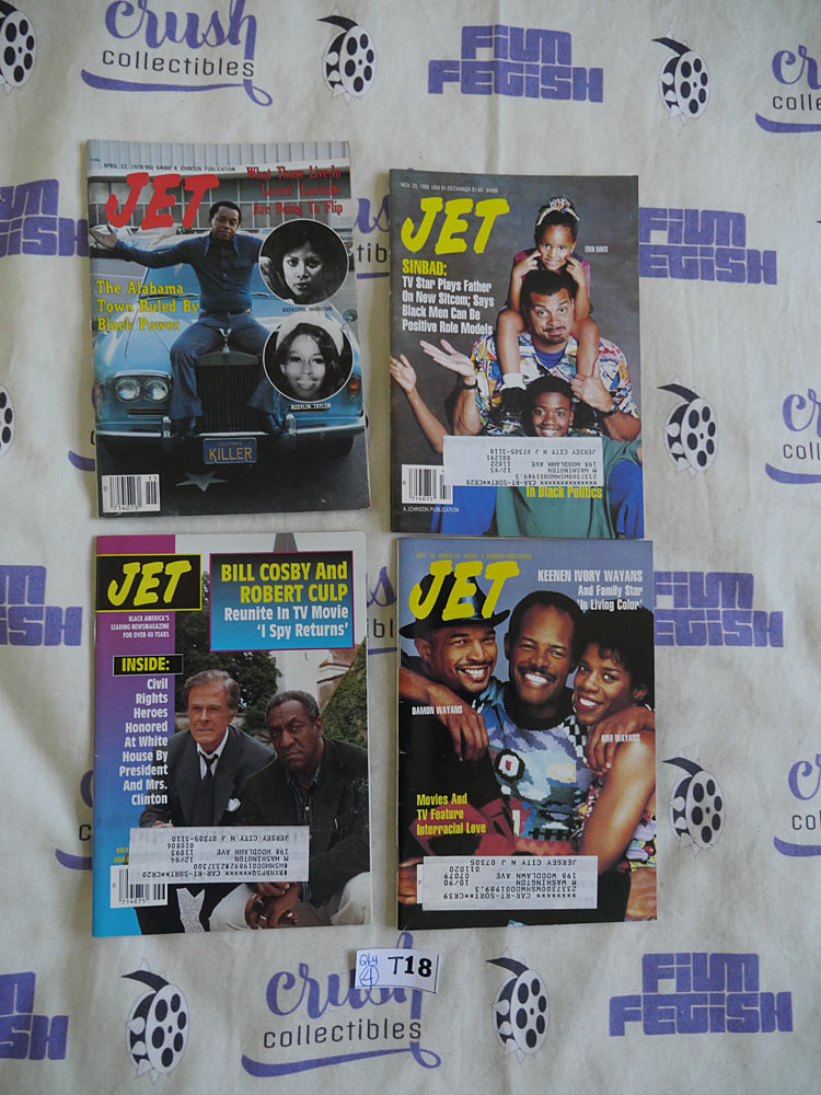 Set of 4 JET Magazines African-American Interest, Keenen Ivory Wayans, Sinbad [T18]